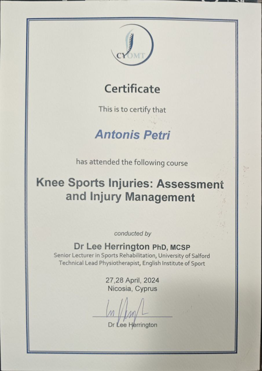 Knee Sports Injuries